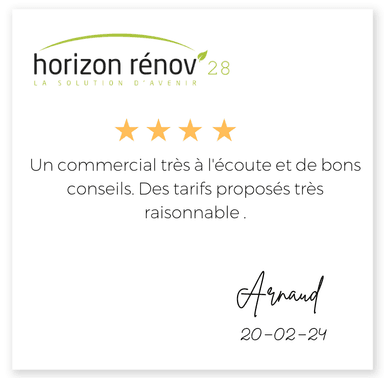 Avis horizon renov 28 Arnaud