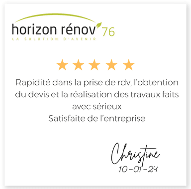 Avis horizon renov 76 Christine