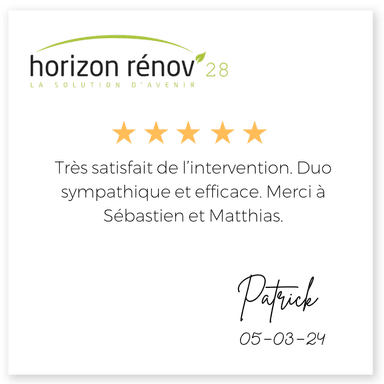 Avis horizon renov 28 Patrick