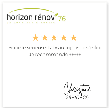 avis horizon renov 76 Christine