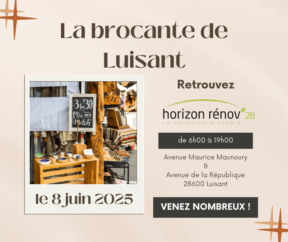 Horizon Rénov’ présent à la Brocante de Luisant